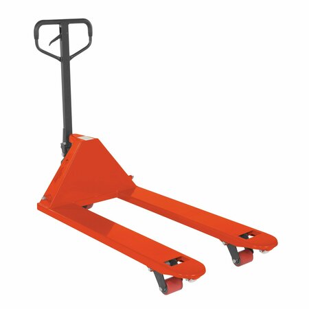 VESTIL FULL FEATURED PALLET TRUCK 5.5K 27 X 48 ORANGE PM5-2748-OR